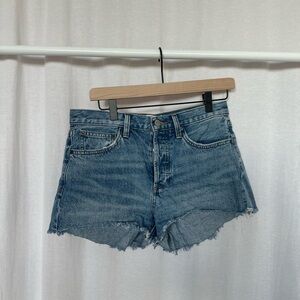 Denim Forum High Waist Blue Shorts